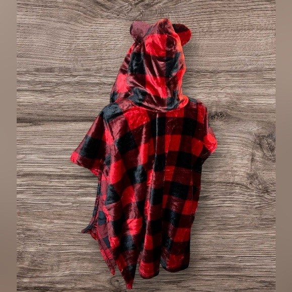 Wearable Hooded Throw Blanket Cheetah Animal Wrap Soft & Cozy Shawl Throw OS New - Picture 12 of 15